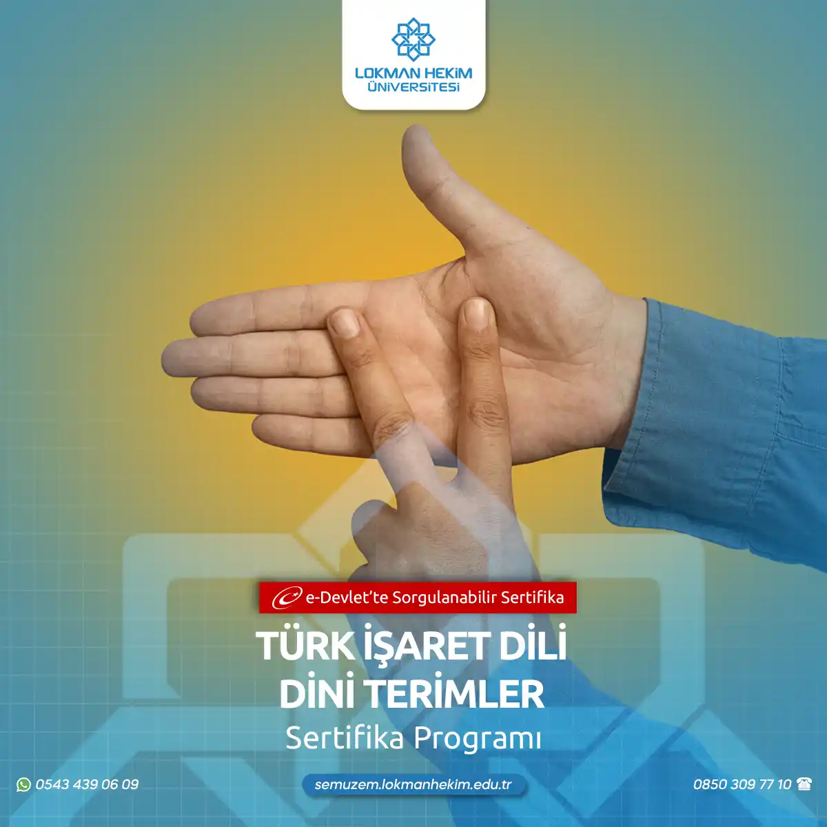 Türk İşaret Dili Dini Terimler Eğitimi Sertifika Programı